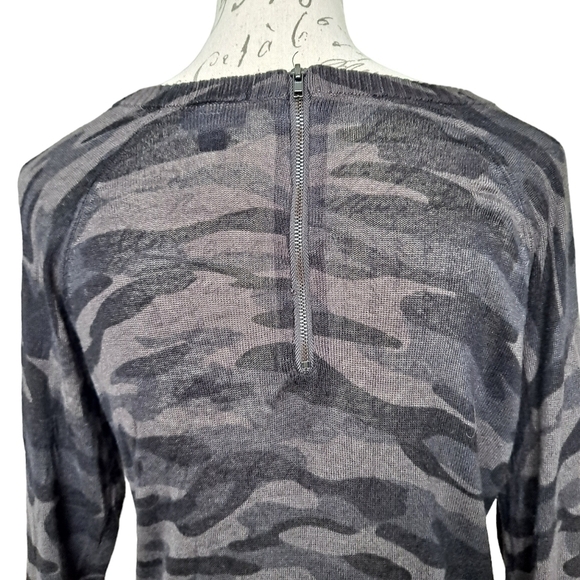 Torrid camo lightweight sweater top sz 10 Knit long sleeve punk Edgy 💖2/$30 - Picture 12 of 17